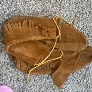 Moccasins handmade house shoe/ costume